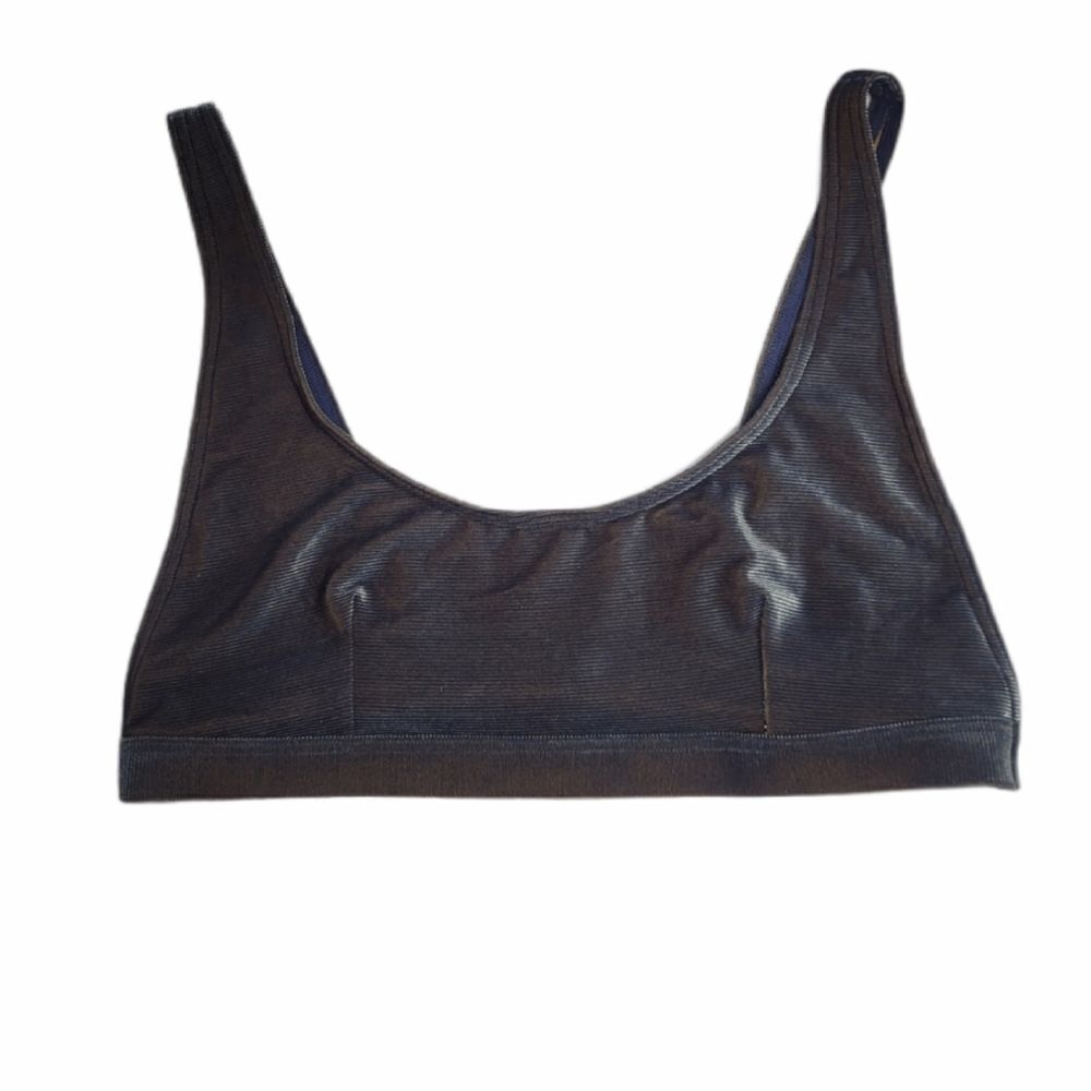 ‎NEW TOPSHOP bralette ribbed velvet iridescent 10